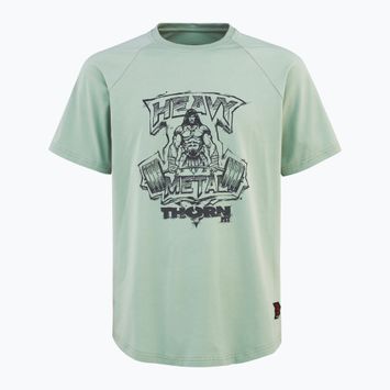 THORN FIT Heavy Metal teal training shirt