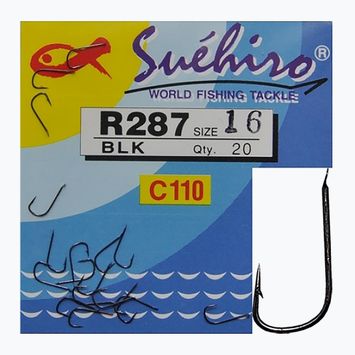 Milo R287 Suehiro fishing hooks black 012AM287R A22