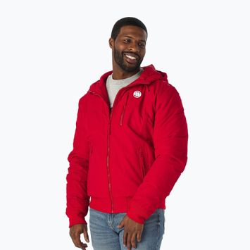 Men's winter jacket Pitbull West Coast Cabrillo Hooded red