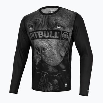 Men's Pitbull Mesh Performance Pro Plus Training Longsleeve Born in 1989 black