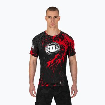 Men's Rashguard Pitbull West Coast Blood Dog 2 Rash black