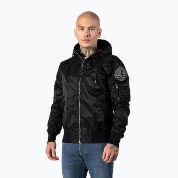 Pitbull West Coast men's Starwood 2 Hooded Flight jacket black