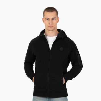Men's sweatshirt Pitbull West Coast Hermes Hooded Zip black