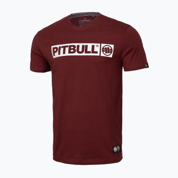 Pitbull West Coast men's Hilltop t-shirt burgundy