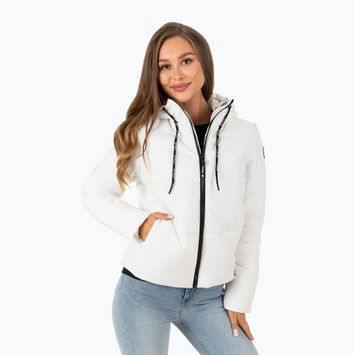 Pitbull West Coast women's winter jacket Jenell Quilted Hooded white