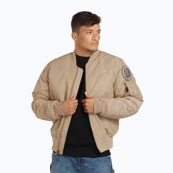 Pitbull West Coast men's Ma 1 Verano Bomber sand jacket