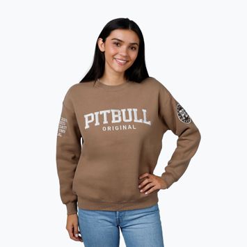 Women's Pitbull Tyrian Crewneck sweatshirt coyote brown