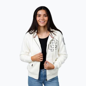 Women's sweatshirt Pitbull Sherpa Ruffina Hooded Zip off white