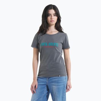Women's T-shirt Pitbull Santa Muerte 25 graphite