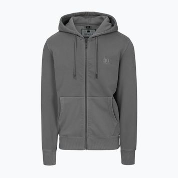 Men's sweatshirt Pitbull Lancaster 2 Hooded Zip Sweatshirt washed grey