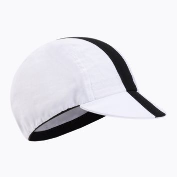 Luxa Classic Stripe white and black under-helmet cycling cap LULOCKCSW