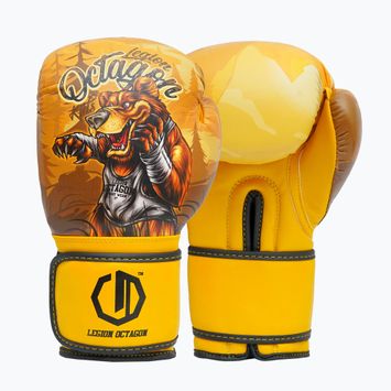 Boxing gloves Octagon Legion Bear yellow/multicolour
