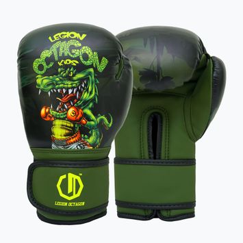 Boxing gloves Octagon Legion Crocodile green/multicolour