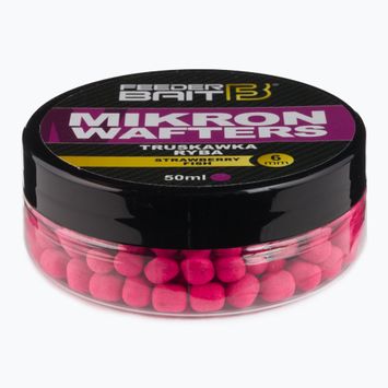 Wafters Feeder Bait Mikron Strawberry & Fish 6 mm 50 ml FB27-8 hook bait
