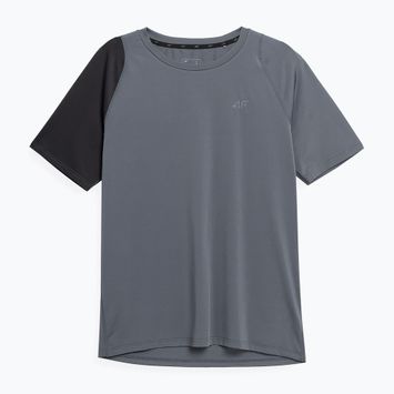 Men's training t-shirt 4F grey-black 4FSS23TFTSM405-23S