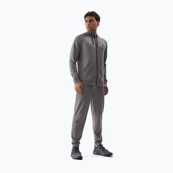 Men's trousers 4F M350 cold light grey melange
