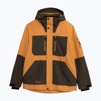 Men's snowboard jacket 4F M314 orange