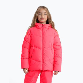 Children's ski jacket 4F F293 hot pink neon
