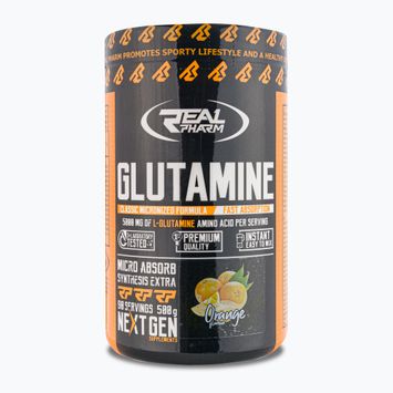 Glutamine Real Pharm amino acids 500g orange 666268