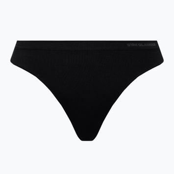 Women's Gym Glamour Thong Black 412-4