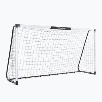 OneTeam One football goal 300 x 160 cm galvanised steel white/black