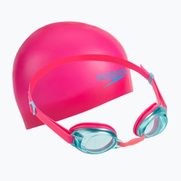 Speedo Jet V2 pink children's swimming set 8-09302B996