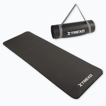XTREXO NBR 15 mm exercise mat with strap black