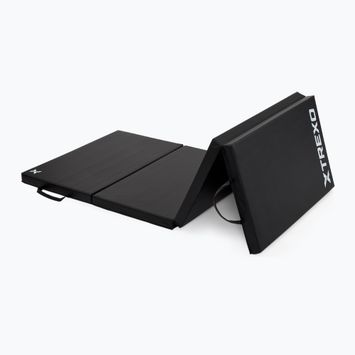 Folding crash mat TREXO large black