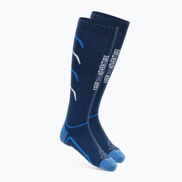 KADVA Woolan navy ski socks