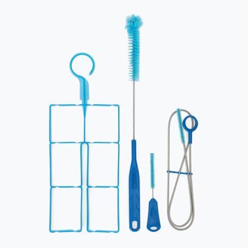 KADVA Flowbie soft flask and hydration bladder cleaning kit blue