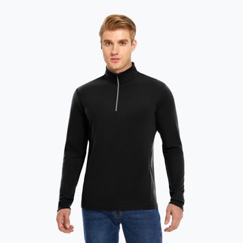 Men's thermal sweatshirt WOOLCANO Merino TOP0544 black