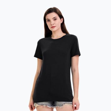 Women's thermal T-shirt WOOLCANO Merino TEE0547 black