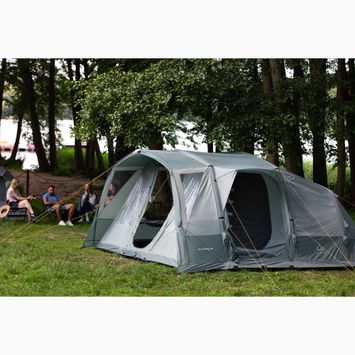 Inflatable 6-person camping tent KADVA AIRcamp 6.24 green