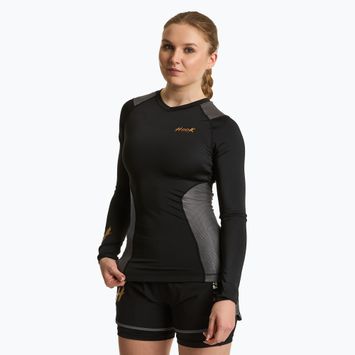 Women's Rashguard HOOK FIGHTING Base black