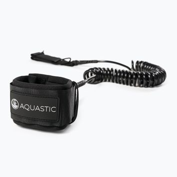 SUP board leash AQUASTIC AQS-SPP002 black