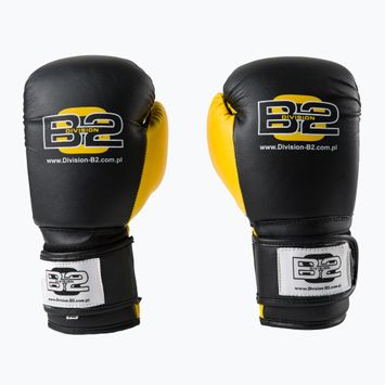 DIVISION B-2 boxing gloves black and yellow DIV-TG01