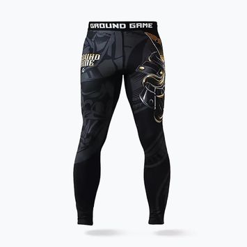 Ground Game Oni Samurai men's MMA leggings black 22LEGGSAM3