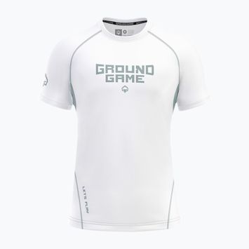 Rashguard Ground Game Athletic Platinum white