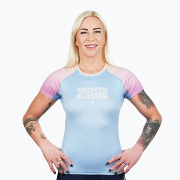 Women's Ground Game Athletic Rashguard light blue