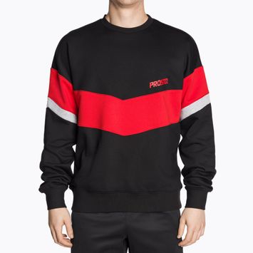 PROSTO Hooppler black men's sweatshirt