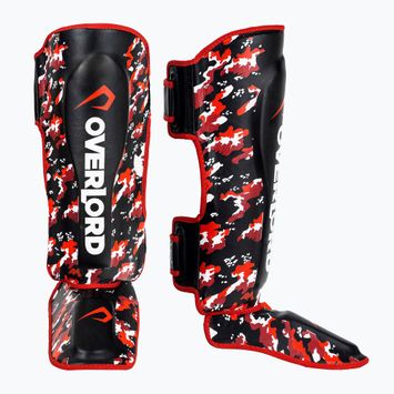 Overlord Fighter tibia protectors red 301002-R/M