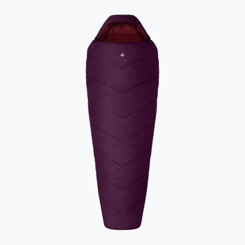 Alpinus Fiber Pro 1100 sleeping bag right burgundy