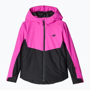 Children's ski jacket 4F F542 pink