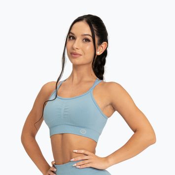 Training bra Gym Glamour Push Up 2.0 blue lagoon