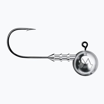 Mustad Classic jig head 3 pcs. 6/0 silver PDF-724-050-060