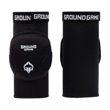 Ground Game BJJ knee pads black BJJKNEEPADS