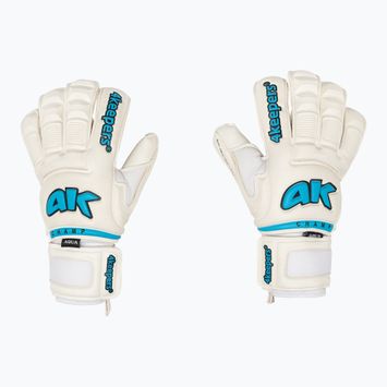 4Keepers Champ Aqua VI goalkeeper glove white