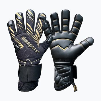 4keepers Soft Onyx NC Jr children's goalkeeper gloves black