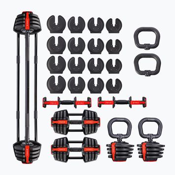 HMS SGR18 Pro 3W1 41kg weight set black