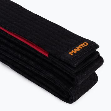 MANTO Label black Brazilian jiu-jitsu belt MNA854